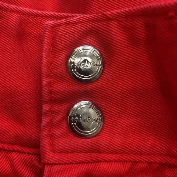 Mom Style High Rise Red Pants - Picture 3 of 9